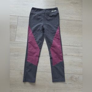 Kids Charcoal and Plum Leggings